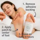Bee Venom Lymphatic Drainage & Slimming Foot Patches (Set of 10 Patches)